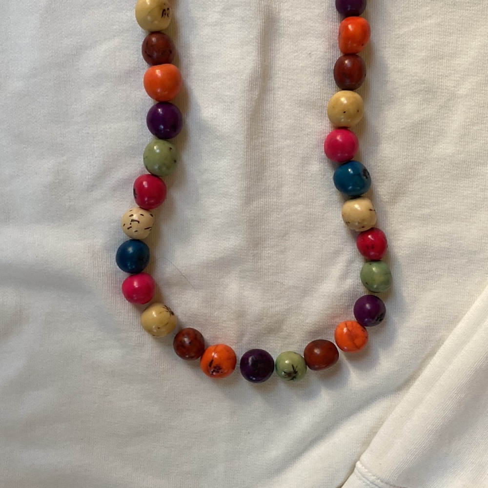Handmade beaded necklace